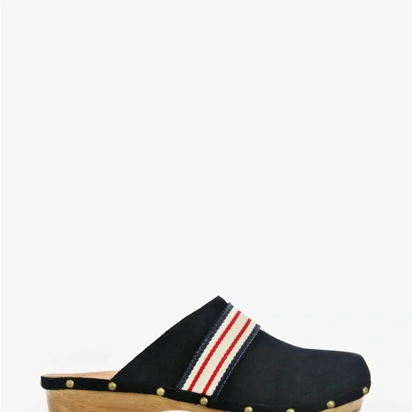 Penelope Chilvers Low suede navy clog size 38 - Picture 3 of 5